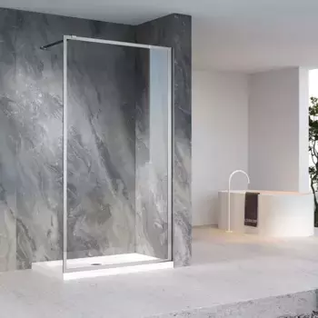 Неподвижная перегородка 120 см Veconi Korato KR81-120-01-C7 прозрачное