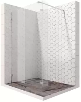 Неподвижная перегородка 120x200 см Ambassador Walk-in 15031108 прозрачное