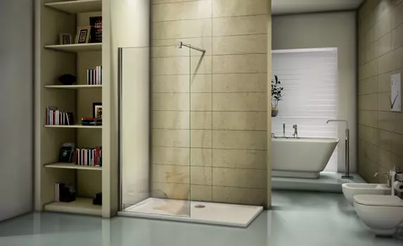 Неподвижная перегородка 80 см Good Door Walk In SP-80-C-CH прозрачное