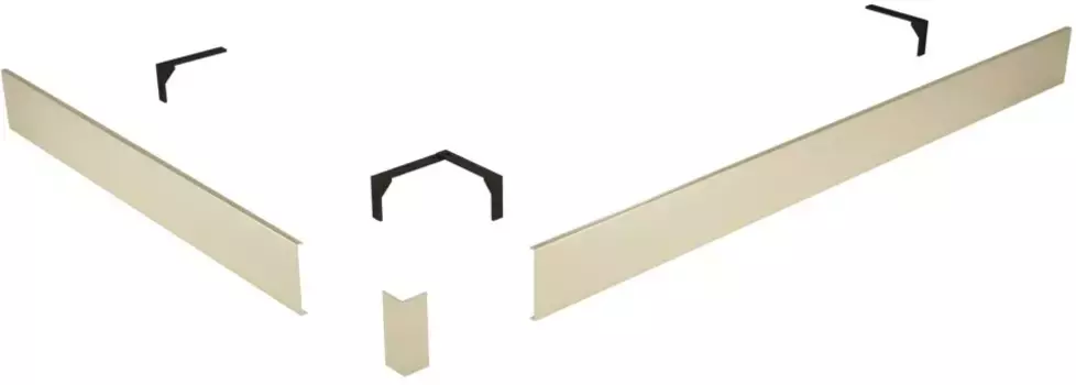 Панель для поддона 100x80 см RGW Stone Tray N/ST-21Be 50231580-03