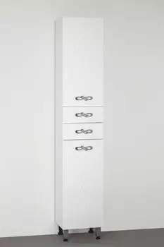 Пенал напольный белый глянец Style Line Венеция ЛС-00000265