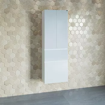 Пенал подвесной белый глянец Санта Марс 700248