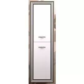 Пенал подвесной белый серебряная патина Opadiris Карат Z0000003940