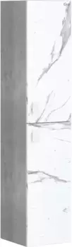 Пенал подвесной мрамор/камень бетонный L/R Onika Марбл 403076