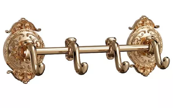 Планка с 4 крючками Hayta Classic Gold 13902-4/GOLD