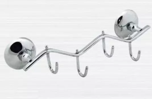 Планка с крючками Rainbowl Otel 2582-4 для ванны, хром