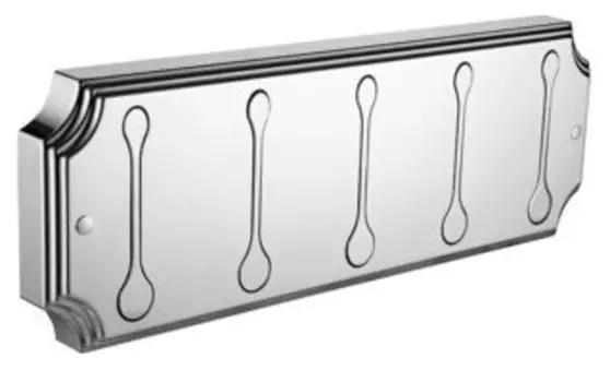 Планка с крючками Elghansa Hermitage HRM-670-CHROME для ванны, хром