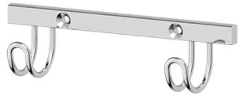 Планка с крючками FBS Ryna RYN 033 для ванны, хром