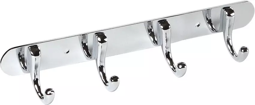 Планка с крючками Fixsen Equipment FX-1714 для ванны, хром