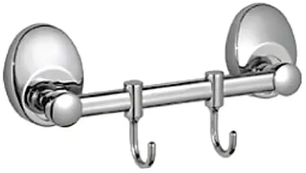 Планка с крючками Haiba HB1615-2 для ванны, хром