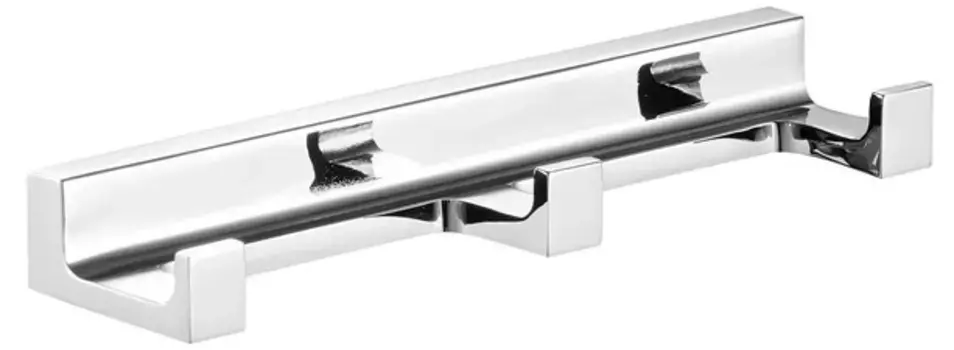 Планка с крючками Rav Slezak Nil NLA0105 для ванны, хром