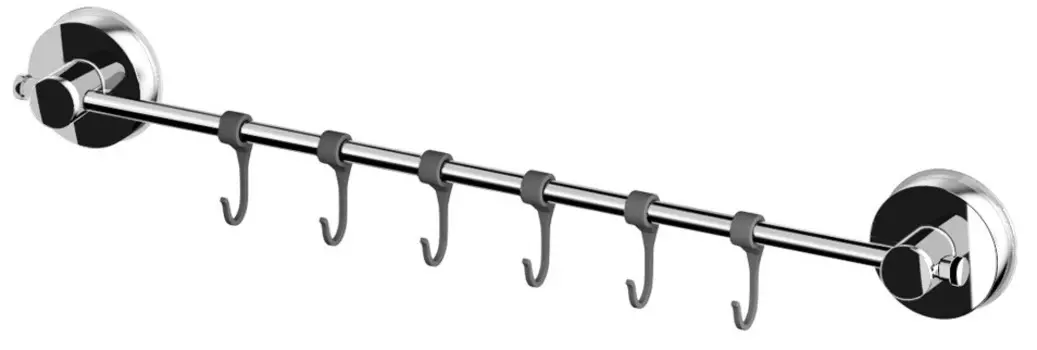 Планка с крючками Ridder 12120100 для ванны, хром
