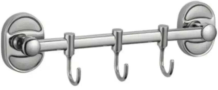 Планка с крючками РМС A5023 для ванны, хром