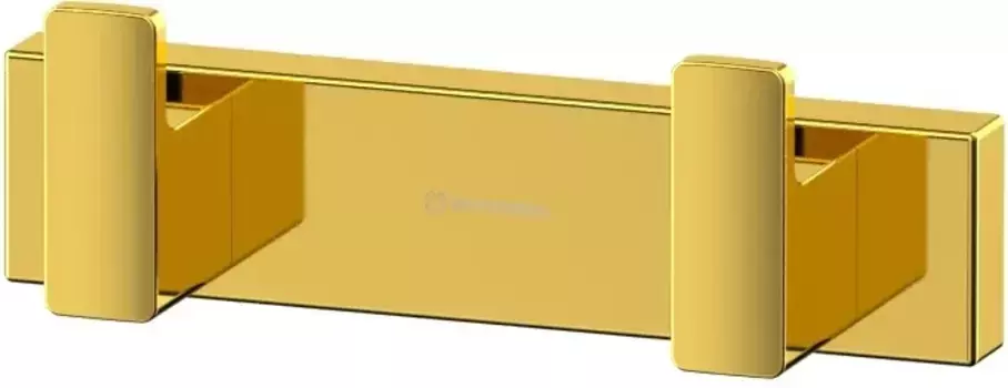 Планка с крючками Whitecross Cubo CU2412GL для ванны, золотой