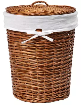 Плетеная корзина для белья WasserKRAFT Leine WB-350-M