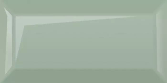 Плитка настенная Golden Tile Metrotiles Салатовый грань 10x20