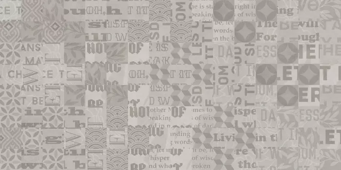 Плитка настенная Golden Tile Abba Patchwork mix серый 30х60