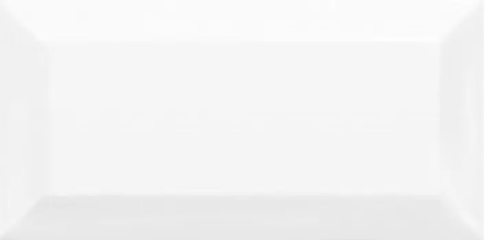 Плитка настенная Metrotiles Белый грань10х20