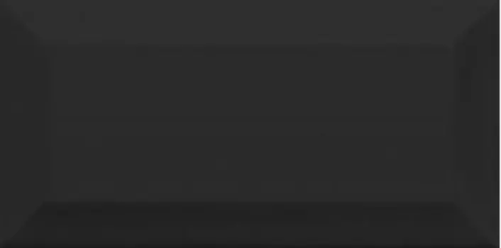 Плитка настенная Golden Tile Metrotiles Черный грань 10х20