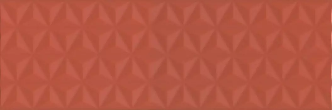 Плитка настенная Kerama Marazzi Диагональ красная, структура