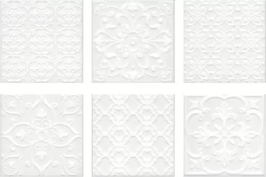 Плитка 5226 Суррей белый 20x20