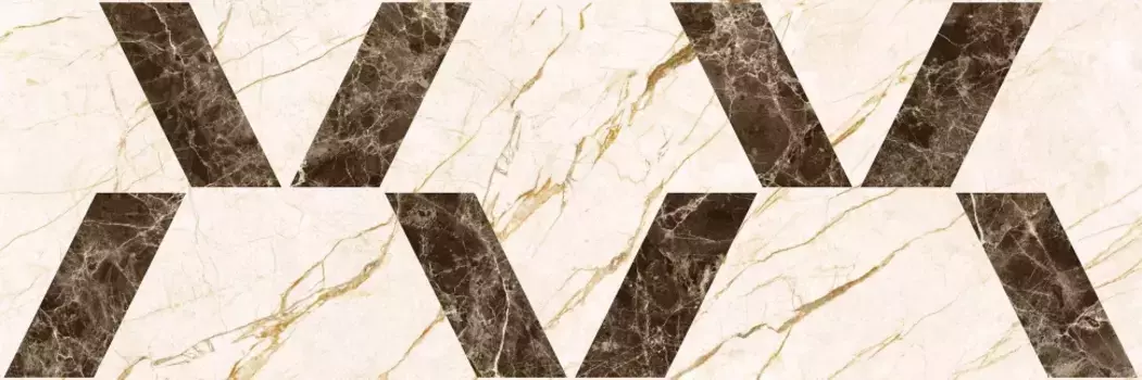 Плитка настенная Керамин Гавана 3Д светло- бежевый 30x90