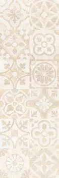 Плитка настенная Сонора 3Д светло-бежевый 25х75
