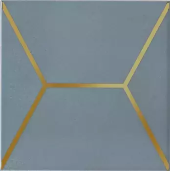 Плитка OP/E181/17067 Декор Витраж голубой 15x15