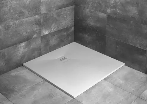 Душевой поддон из литьевого мрамора 100x100 см Radaway Kyntos C White HKC100100-04