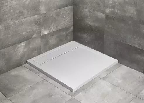 Душевой поддон из литьевого мрамора 100x100 см Radaway Teos C White HTC100100-04