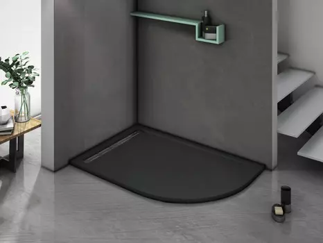 Поддон из литого мрамора 120x80 см WeltWasser WW TRR 12080 STONE-BL L 10000004387