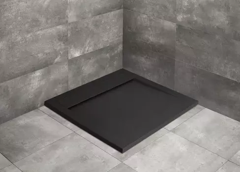Поддон из литого мрамора 90x90 см Radaway Teos C Black HTC9090-54