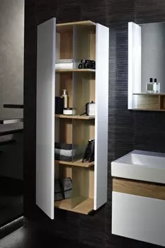 Подвесная колонна левосторонняя белый глянец Jacob Delafon Terrace EB1179G-G1C