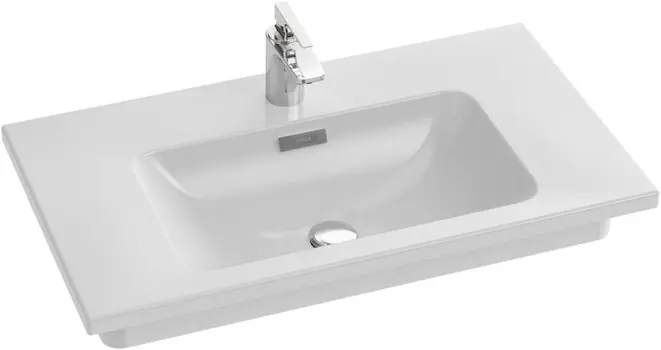 Подвесная раковина-столешница для установки на мебель 80х46 см Jacob Delafon Vox EXAE112-Z-00