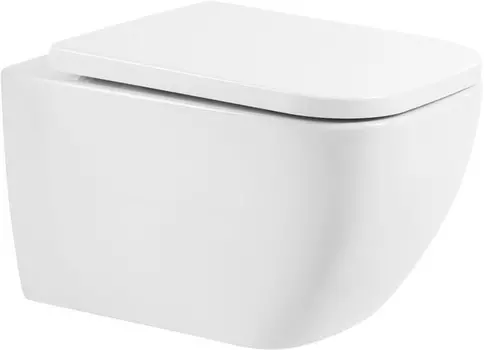 Унитаз подвесной BelBagno Alpina BB10100CHR безободковый, белый