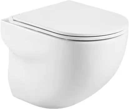 Унитаз подвесной BelBagno Onda BB066CHR безободковый, белый