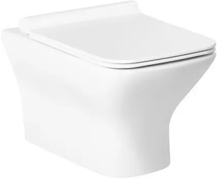 Подвесной безободковый унитаз BelBagno Romano BB248CHR-SM