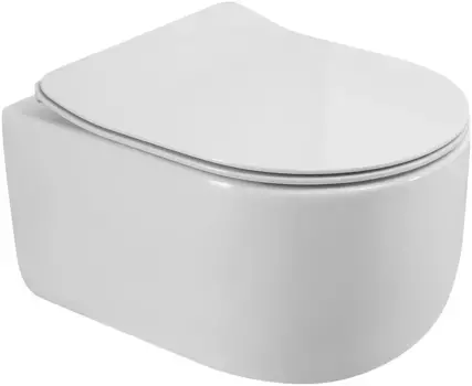 Унитаз подвесной BelBagno Soft BB084CH-TOR безободковый, торнадо, белый