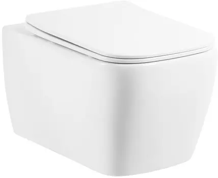 Унитаз подвесной BelBagno Veneto BB132CHR безободковый, белый