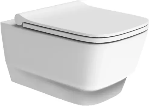 Унитаз подвесной Dreja Enzo 88.0001 безободковый, белый
