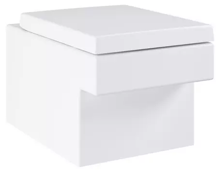 Унитаз подвесной Grohe Cube Ceramic 3924500H безободковый, альпийский белый