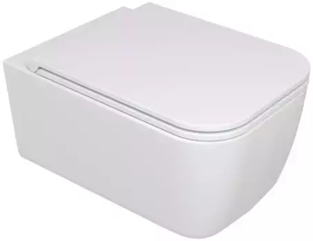 Унитаз подвесной GSG Brio BRWCSO001 безободковый, белый матовый