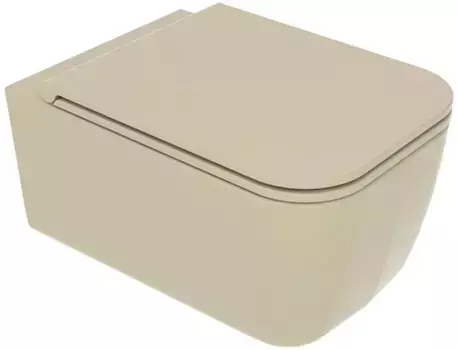 Унитаз подвесной GSG Brio BRWCSO016 безободковый, медовый матовый