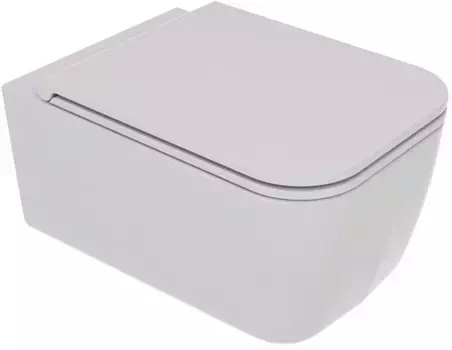 Унитаз подвесной GSG Brio BRWCSO019 безободковый, дымчатый матовый