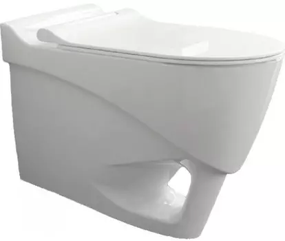 Подвесной безободковый унитаз с функцией биде с сиденьем микролифт Bien Organic OGKA052N1VP1W3000