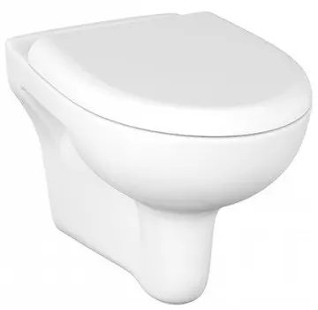 Подвесной безободковый унитаз с сиденьем микролифт Cersanit Nature MZ-NATURE-COn-DL