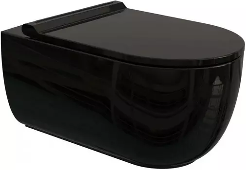 Подвесной безободковый унитаз с сиденьем микролифт Bien Vokha MDKA052N1VP0B9000