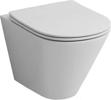 Подвесной безободковый унитаз с сиденьем микролифт Grossman GR-4477S