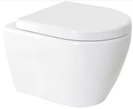 Подвесной безободковый унитаз с сиденьем микролифт Berges Geo 082105