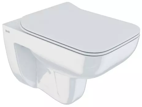 Унитаз подвесной IDDIS Vibe VIBRDSEi25 безободковый, с сиденьем микролифт, белый